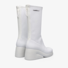 Camper Kaah Womens Ankle Boots US-38607 White Clearance USA